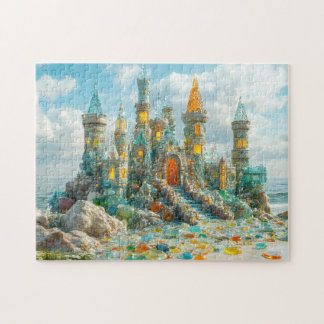 Puzzle Château de Verre de Mer Palais Cristal Océanique