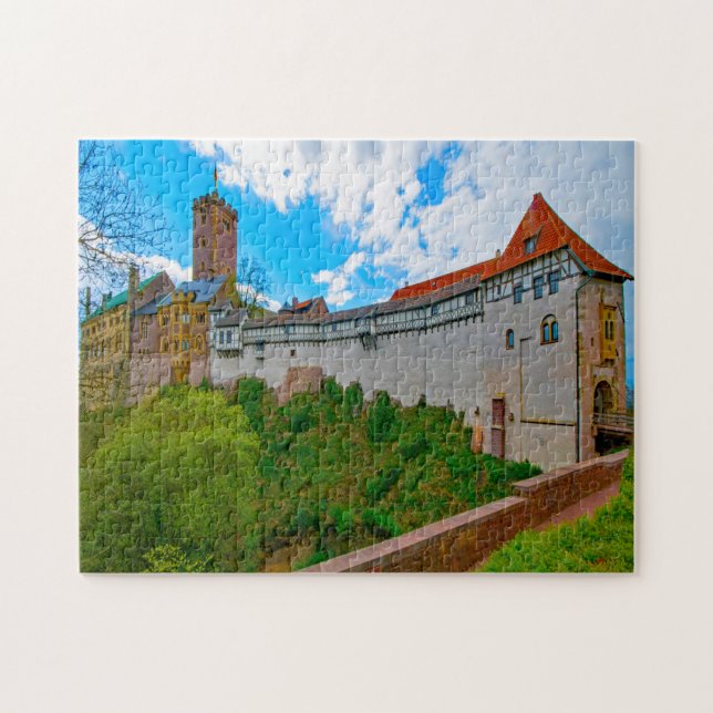 Puzzle Château de Wartbourg Allemagne. (Horizontal)
