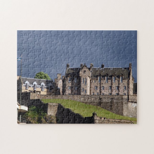 Puzzle château d'Edimbourg gris (Horizontal)