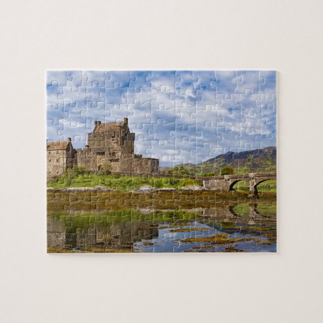 Puzzle Château d'Eilean Donan de panorama vu des sud (Horizontal)
