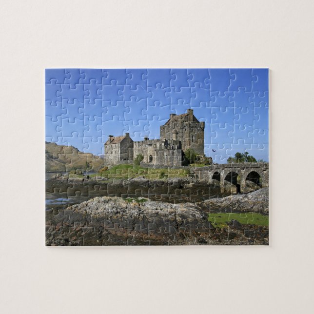 Puzzle Château d'Eilean Donan, Écosse. Le célèbre Eilean  (Horizontal)