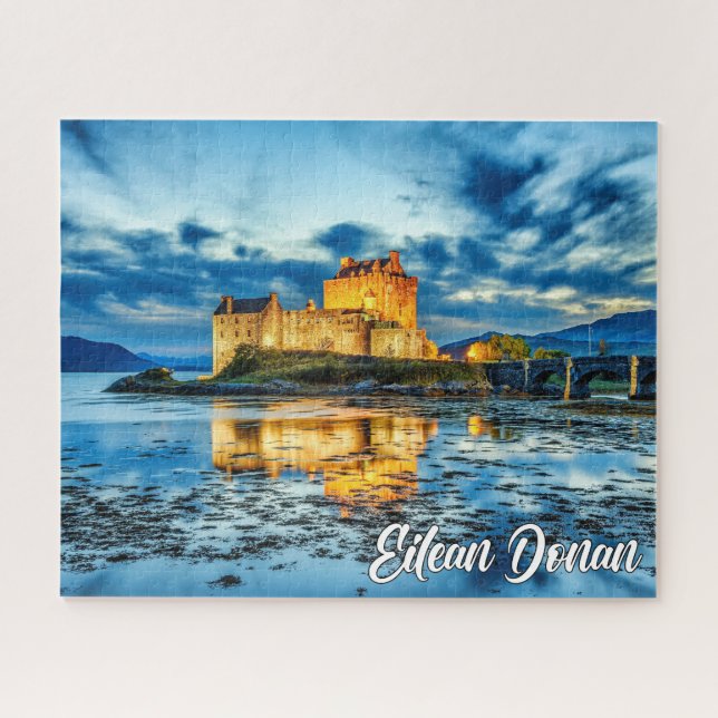 Puzzle Château d'Eilean Donan, Highlands, Écosse (Horizontal)