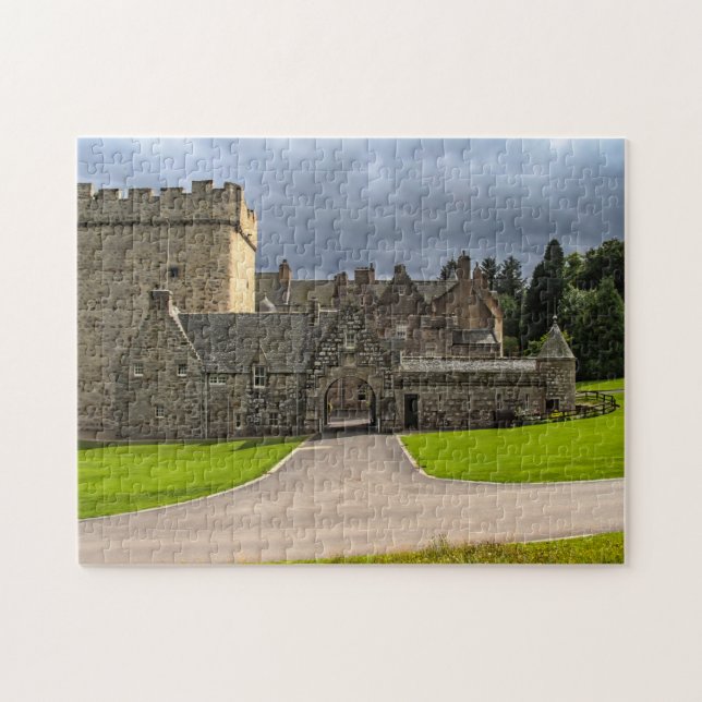 Puzzle Château Drum Écosse. (Horizontal)