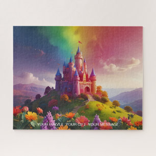 Puzzle Château enchanté sur la colline