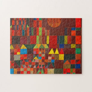Puzzle Château et soleil, 1928 par Paul Klee