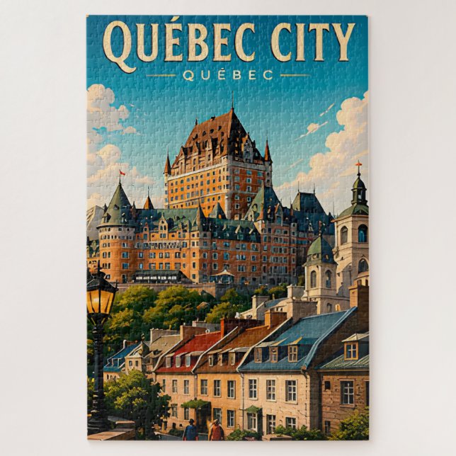 Puzzle 🏰 Château Frontenac de Québec (Vertical)