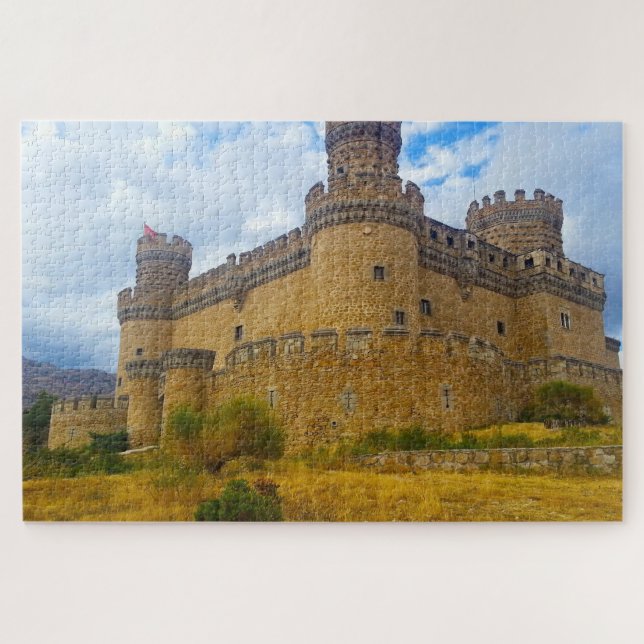 Puzzle Château Manzanares Madrid. (Horizontal)