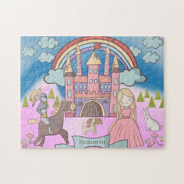 Puzzle Château Personnalisé Princess Fairy Tale (Horizontal)