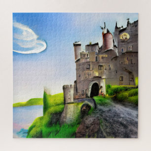 Puzzle Château sur la colline