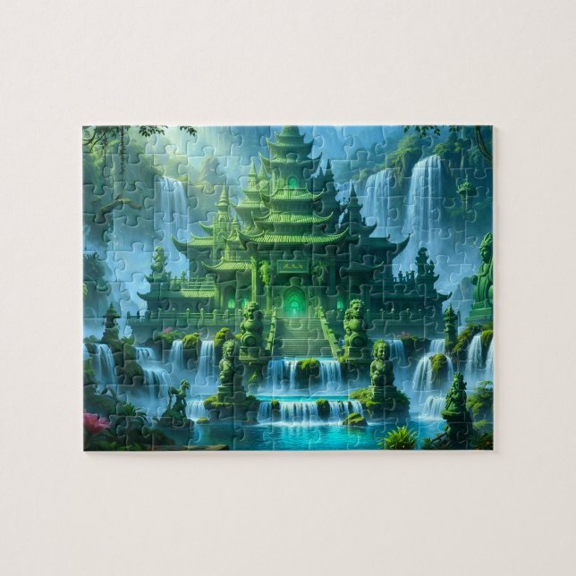 Puzzle Château Temple du Trône de Jade Secret (Horizontal)