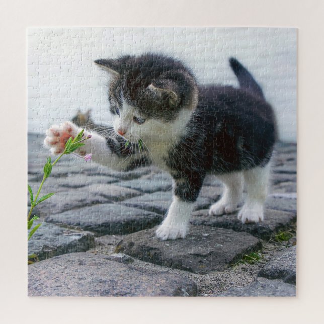 Puzzle Chaton joueur (Vertical)
