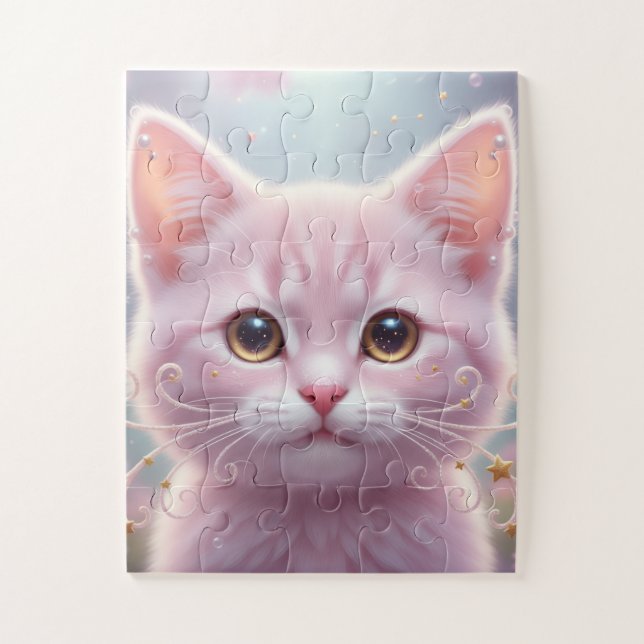 Puzzle Chaton Parfait - Mignon et Fantaisiste (Vertical)