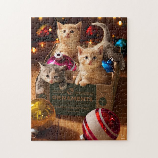 Puzzle Chatons en boîte ornementale (Vertical)