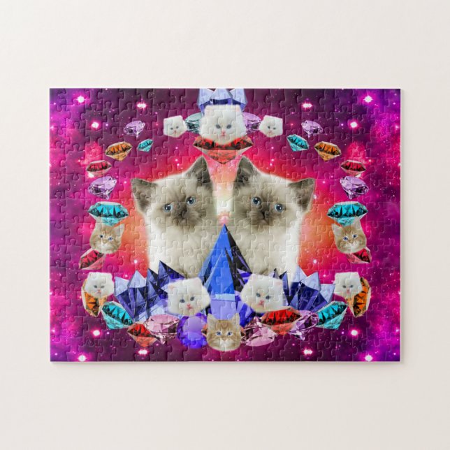 Puzzle Chatons et diamants (Horizontal)