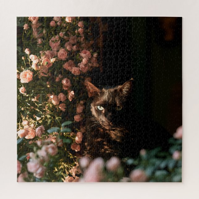 Puzzle Chats de Bloom à Minuit (Vertical)