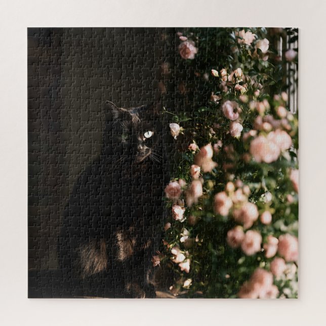 Puzzle Chats de Bloom à Minuit (Vertical)