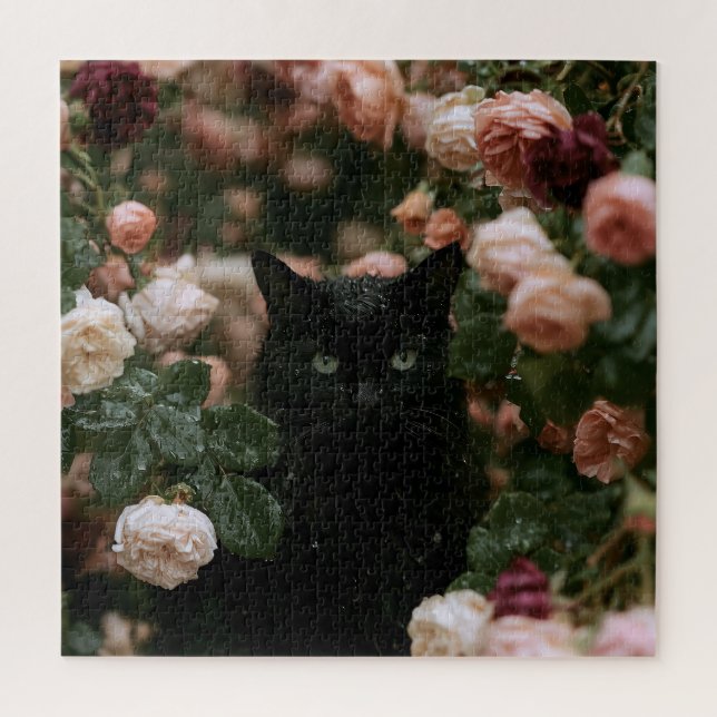 Puzzle Chats de Bloom à Minuit (Vertical)