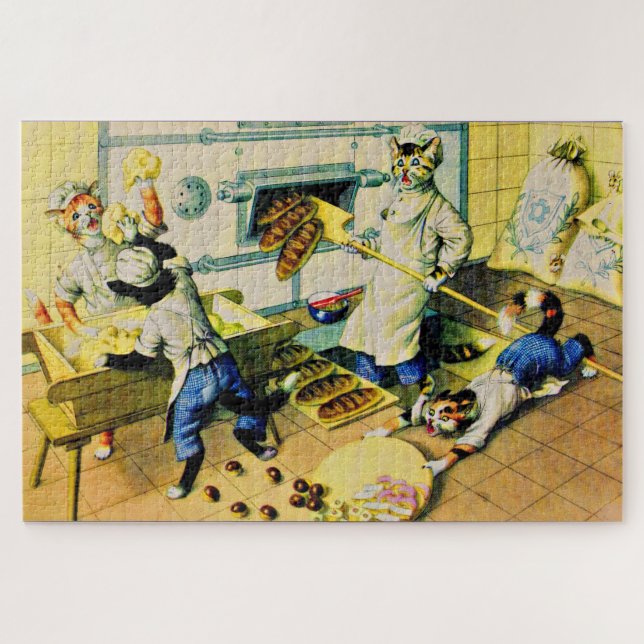 Puzzle Chats de boulangerie chaotique Mainzer (Horizontal)