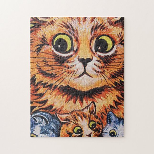 Puzzle Chats Et Ses Chatons Louis Wain (Vertical)