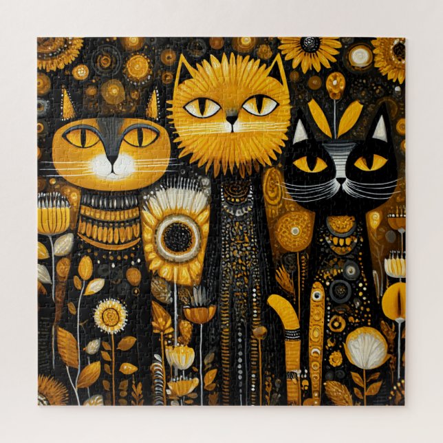 Puzzle Chats Fantaisistes (Vertical)