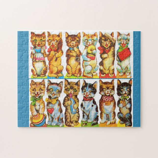 Puzzle chats heureux (Horizontal)
