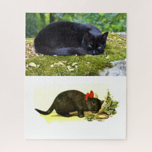 Puzzle Chats noirs