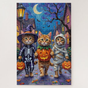 Puzzle Chats Persans Trick-or-Treating  Costumes d'Hallow
