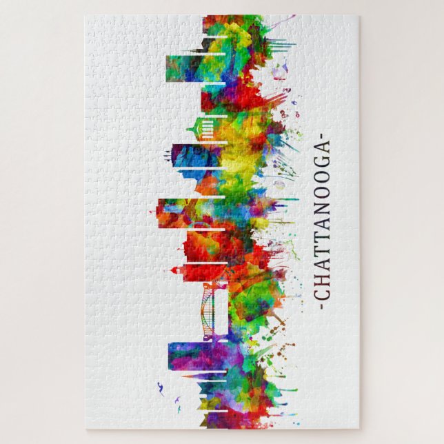 Puzzle Chattanooga Tennessee Skyline (Vertical)