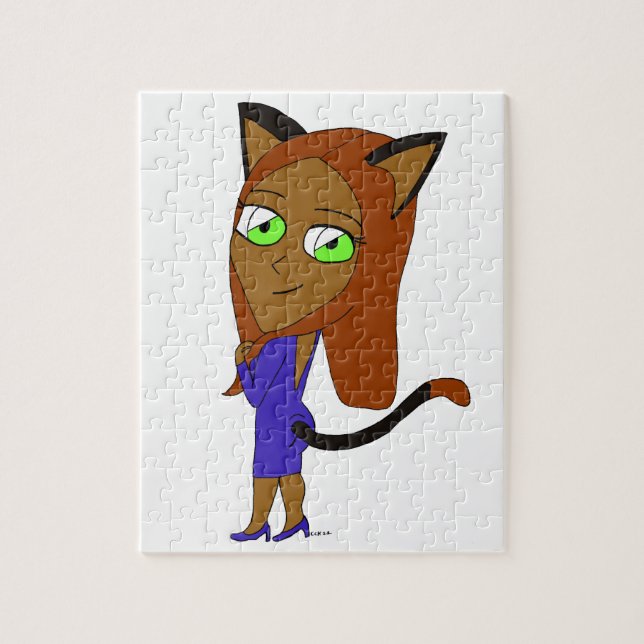 Puzzle chatte chibi  (Vertical)