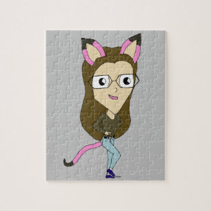 Puzzle chatte chibi