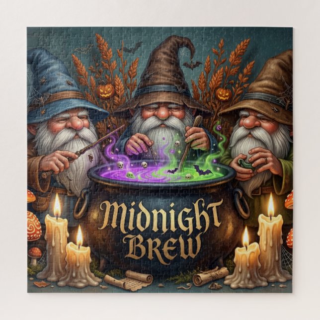Puzzle Chaudron de Brume de Minuit des Gnomes Sorciers d' (Vertical)