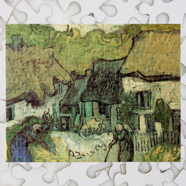 Puzzle Chaumières à Jorgus par Vincent van Gogh (Créateur téléchargé)