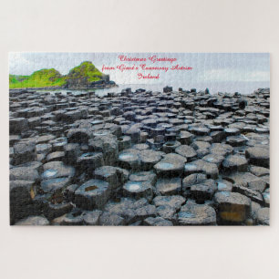 Puzzle Chaussée des Géants Antrim Irlande.