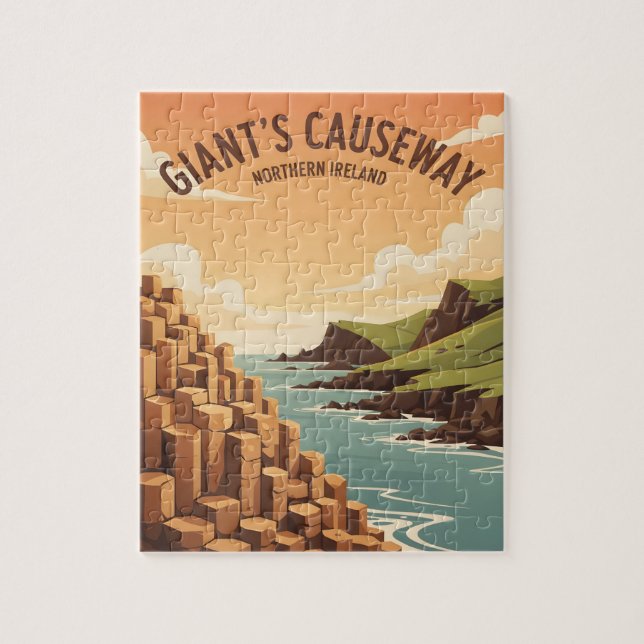 Puzzle Chaussée du Géant Irlande du Nord (Vertical)