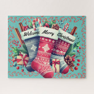 Puzzle Chaussettes de Noël