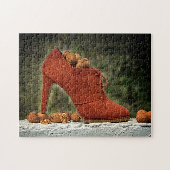 Puzzle Chaussure de noix (Horizontal)