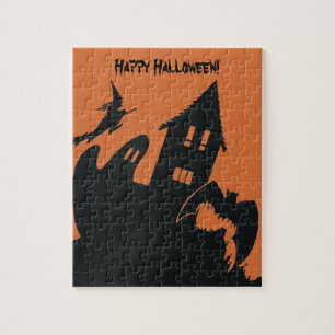 Puzzle Chauve-souris fantôme Haunch Halloween vintage Hal