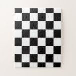 Puzzle Checkerboard Home Rug of the Classic Elegance<br><div class="desc">Checkerboard Home Rug of the Classic Monochrome Elegance brings a bold, timeless geometric statement into any interior. The iconic black‑and‑white pattern adds structure, contrast, and a touch of designer sophistication. Perfect as a stylish gift, this rug suits modern, minimalist, retro, and artistic spaces alike. Its clean visual rhythm instantly elevates...</div>