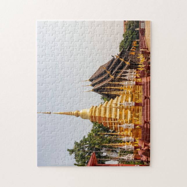 Puzzle Chedi, Wat Phan Tao, Chiang Mai, Thaïlande (Vertical)