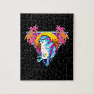 Puzzle Cheems Chien Funny Shiba Inu Dank Mème 80s Vaporwa