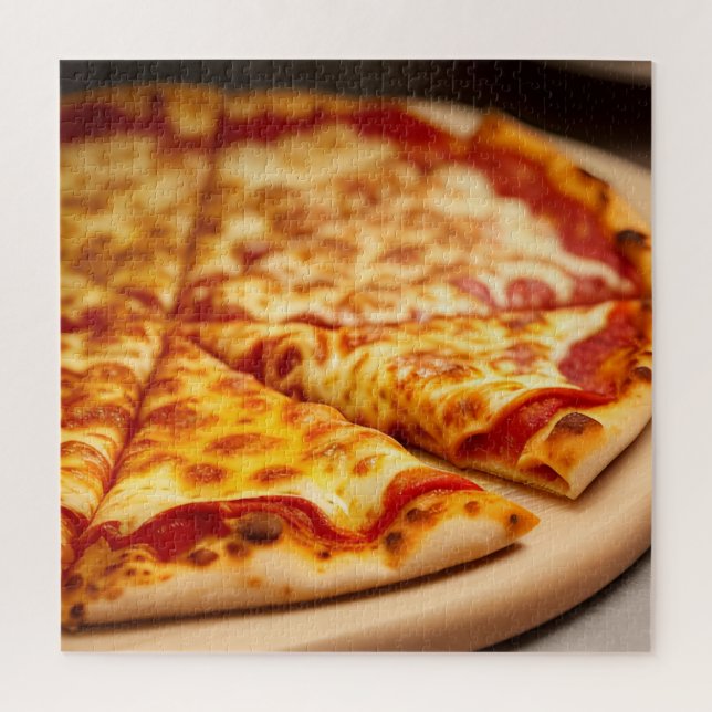 Puzzle Cheese Pizza (Vertical)