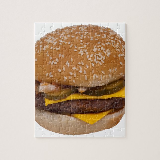 Puzzle Cheeseburger Sur Le Sesame Seed Bun (Vertical)