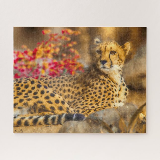 PUZZLE CHEETAH JUSTE CHILLIN (Horizontal)
