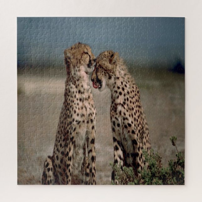 Puzzle Cheetah Love (Vertical)