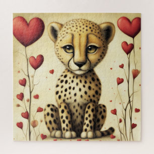 Puzzle Cheetah Love 2