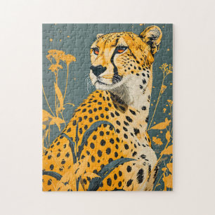 Puzzle Cheetah vintage