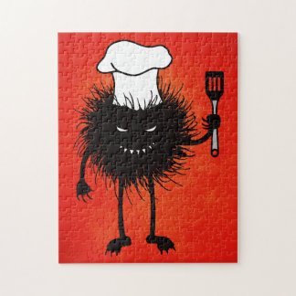 Puzzle Chef de personnage de personnage Evil Cook