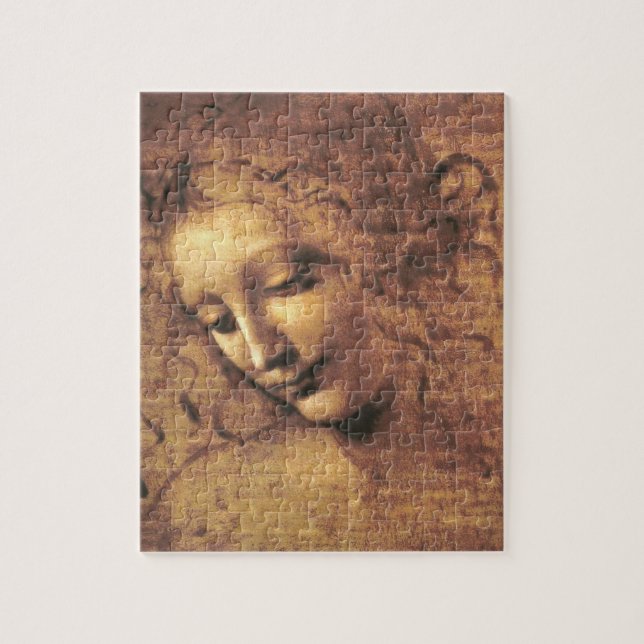 Puzzle Chef d'une femme La Scapigliata Leonardo Da Vinci (Vertical)