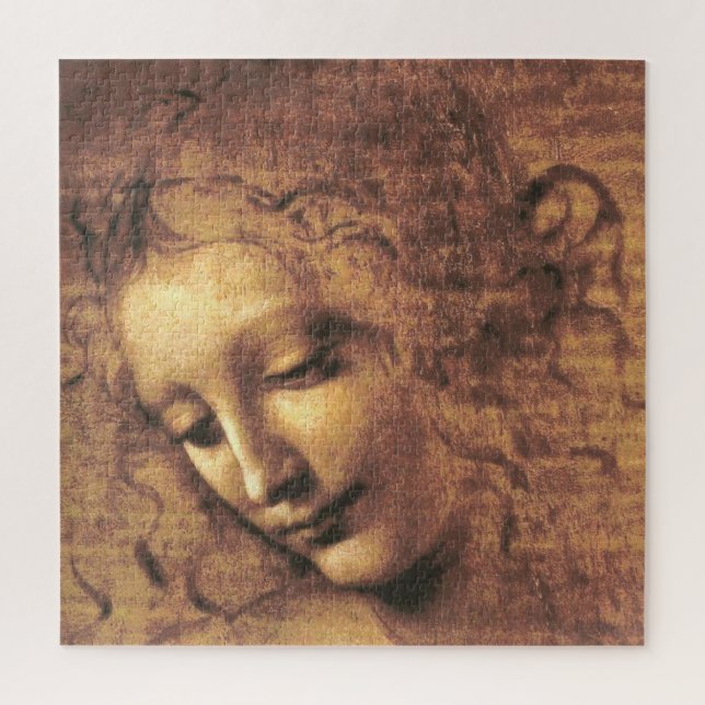 Puzzle Chef d'une femme La Scapigliata Leonardo Da Vinci (Vertical)