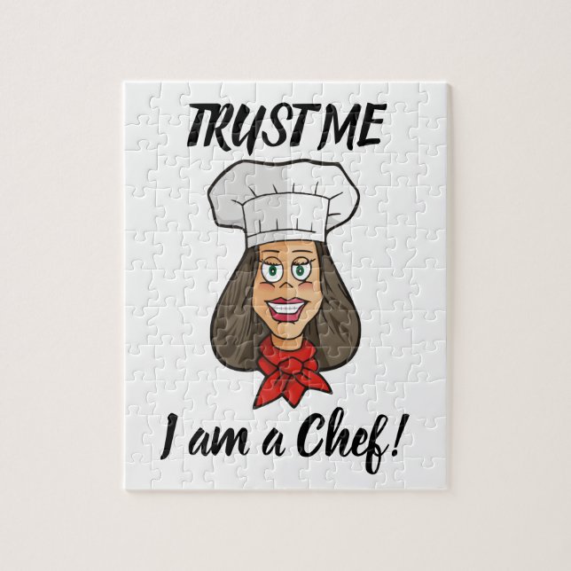 Puzzle Chef femme (Vertical)